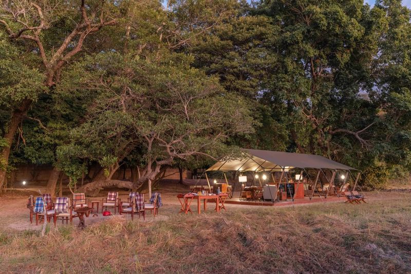 Time + Tide Luwi Bush Camp main area