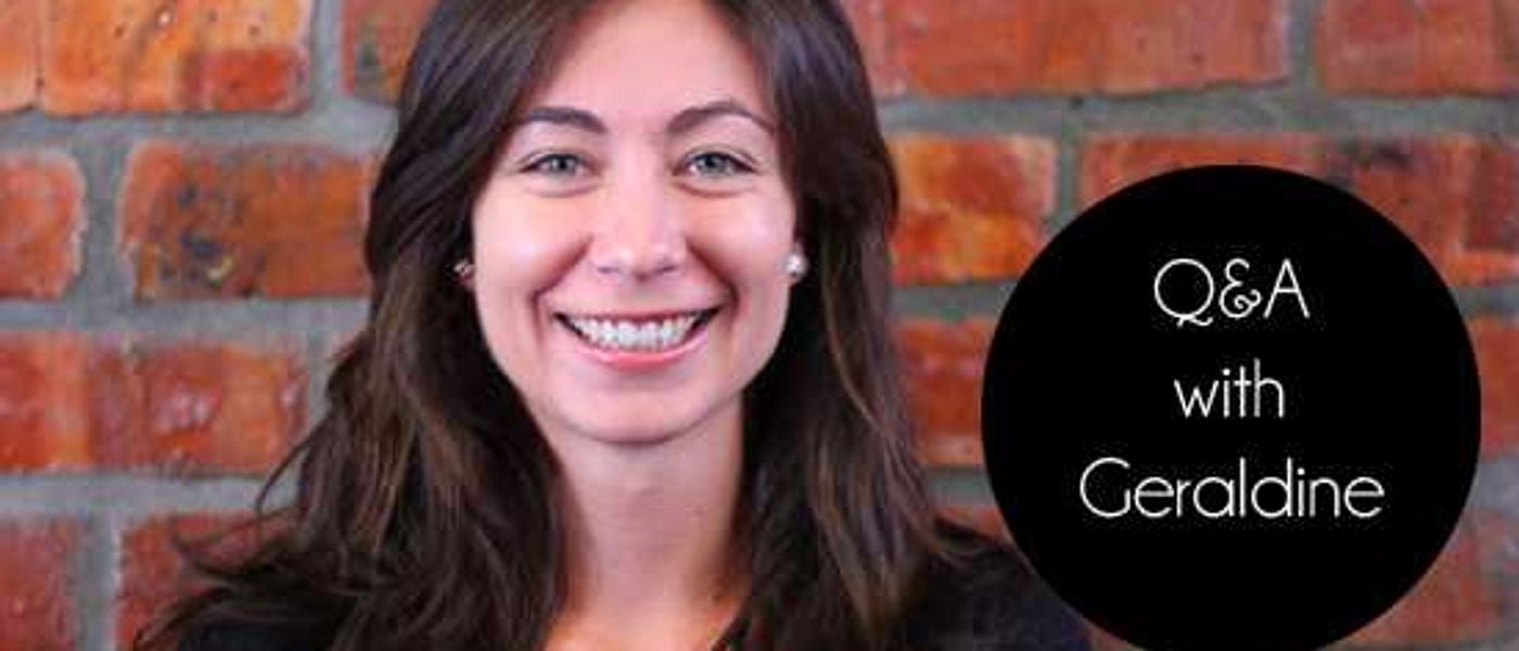Get To Know Your Consultant - Q&A with Geraldine