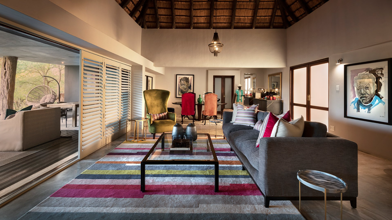 Lounge ares in Chitwa Chitwa Game Lodge's villa, Chitwa House