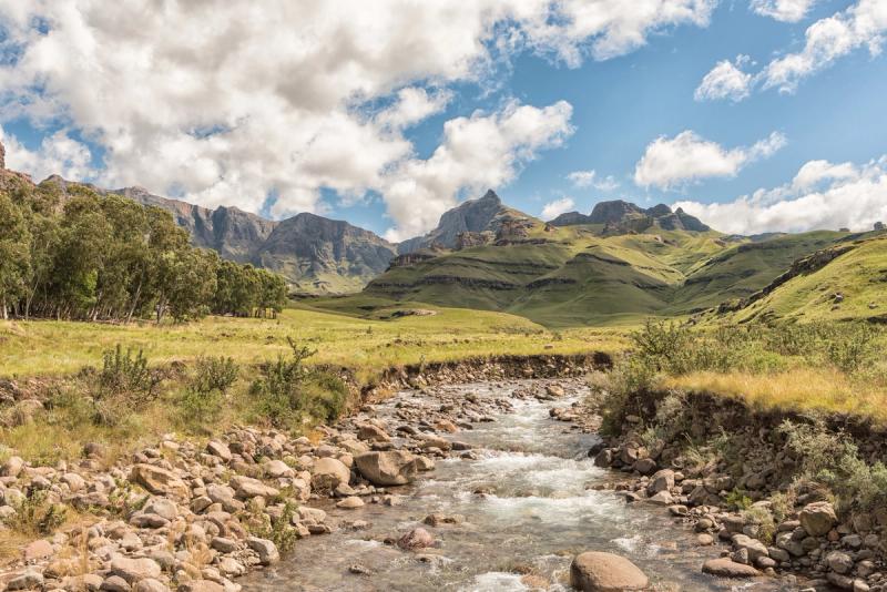 Rhino Peak in the Drakensberg Mountains