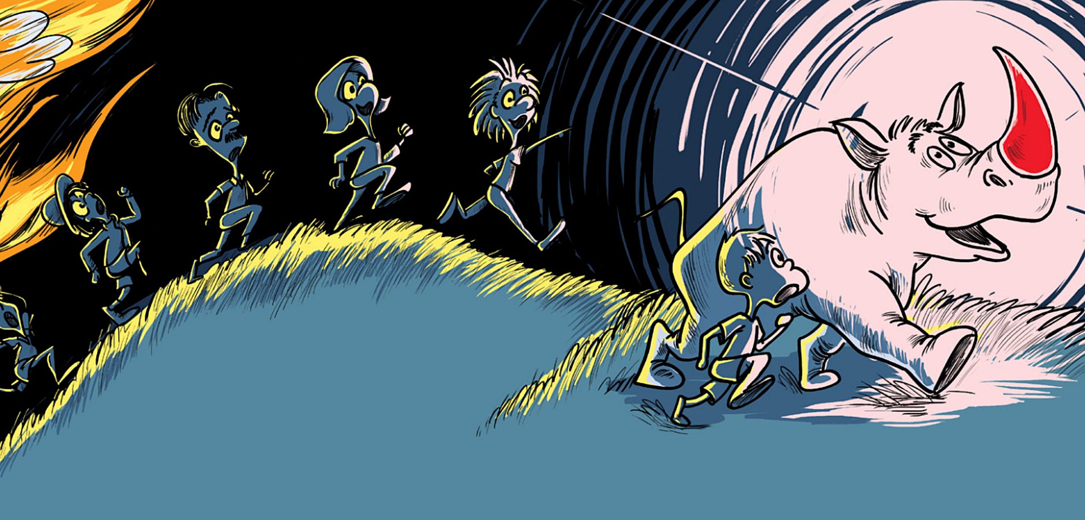 Meet Rodney, the Red-Horned Rhino