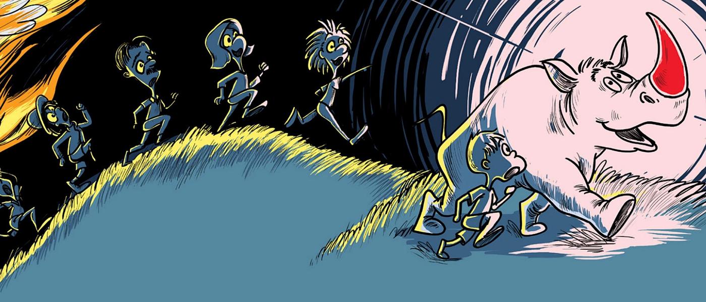 Meet Rodney, the Red-Horned Rhino