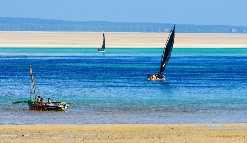 Low tide makes for interesting scenery