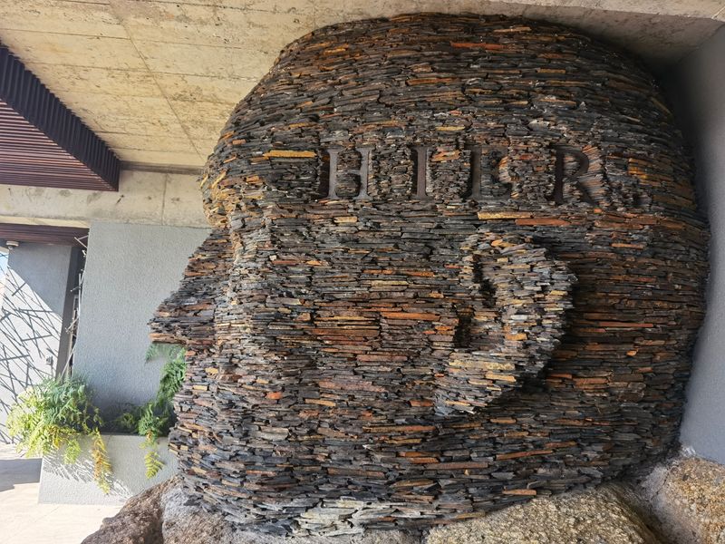 Life-sized contemporary art at Ellerman House