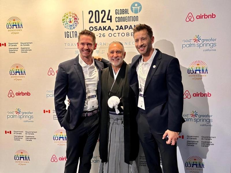 Luke and Dawid at IGLTA 2024