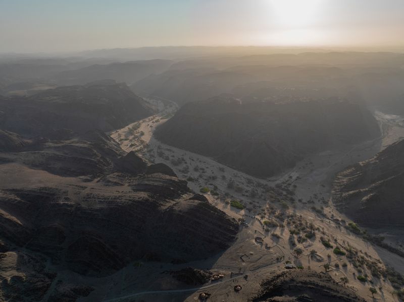 Aerial view of the Ugab River