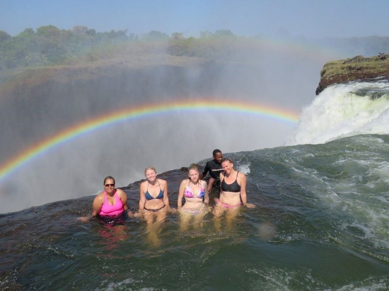 Devil's Pool en Zambie