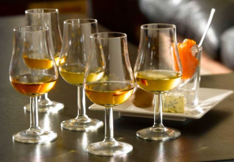 A whiskey tasting at Cape Grace's Bascule Bar