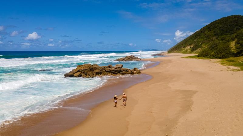 Strand bei Cape Vidal im iSiMangaliso Wetland Park