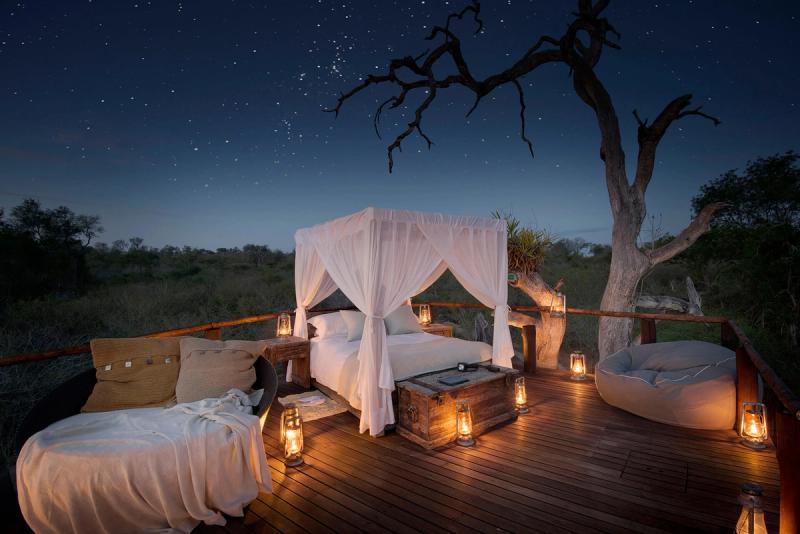 Romance and Adventure in Africa - treehouse in Lion Sands