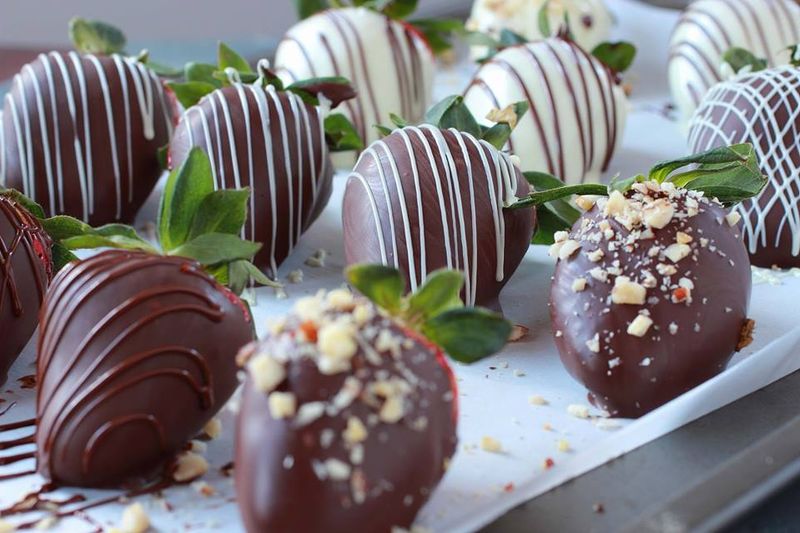 Chocolate Heaven, dipped strawberry's in the Midlands of South Africa