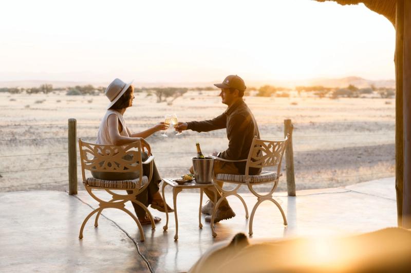 Sundowners at Doro Nawas