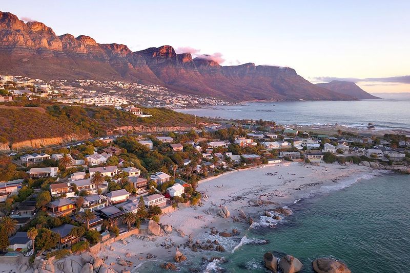 Plage de Camps Bay au Cap