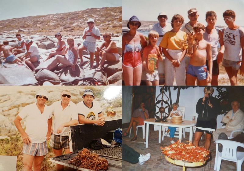 Collage of old family photos