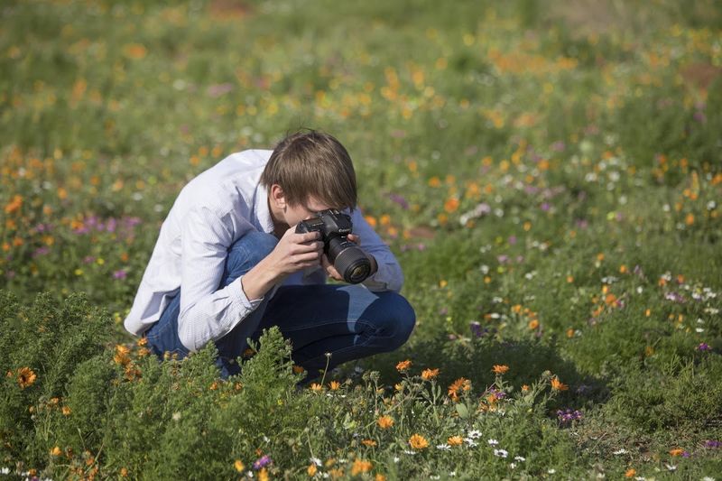 Não deixe de tirar fotos das flores silvestres da Costa Oeste