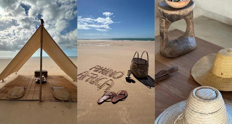 Photo collage of Sam's stay at Sussurro