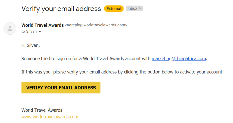 silvan world travel awards