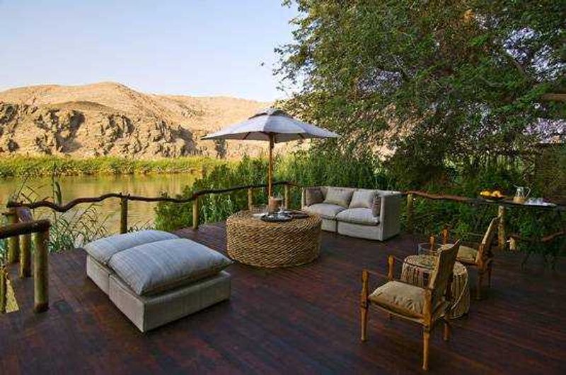 Enjoy sundowners on the deck at this Namibian retreat 
