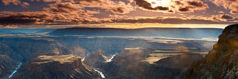 The humbling view of Fish River Canyon in Namibia 