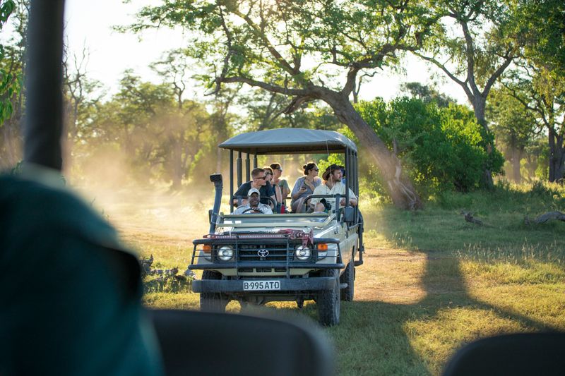 Rhino Africa team on safari in Moremi Game Reserve