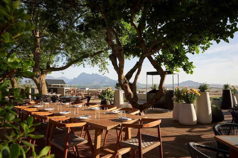 The Vrymansfontein dining area