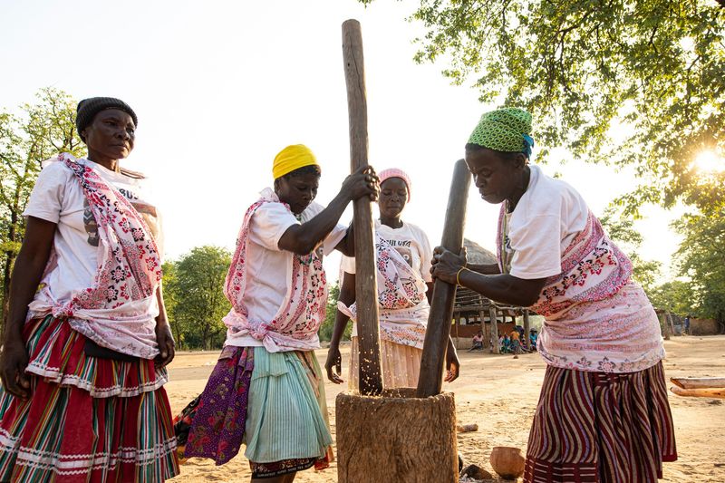 Shangaan women in Gonarezhou National Park