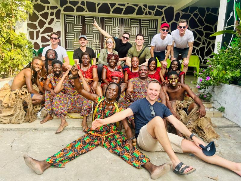 David Ryan and friends visiting Congo