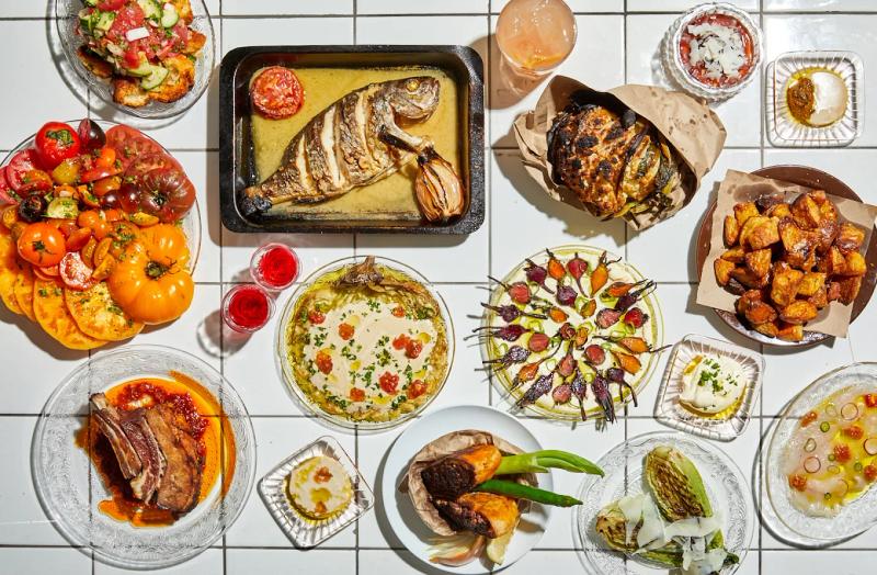 Colourful array of sharables at Blondie