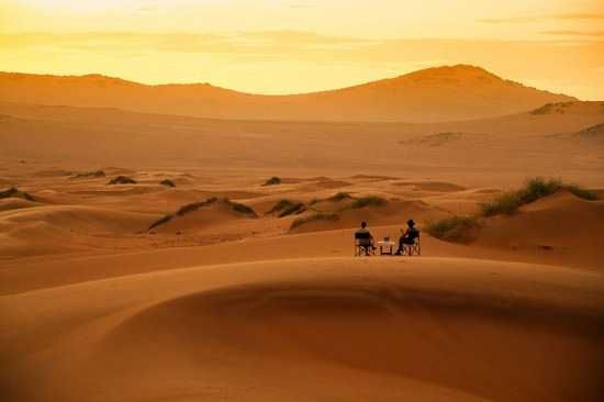 Relax in the spectacular dunes of Namibia