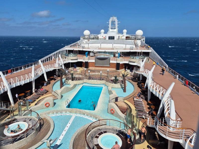 Das Kreuzfahrtschiff MSC Splendida