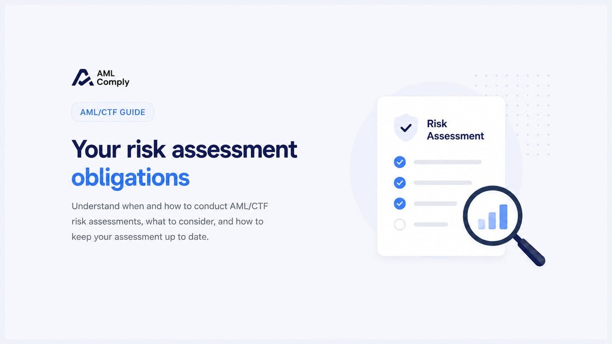 Your risk assessment obligations