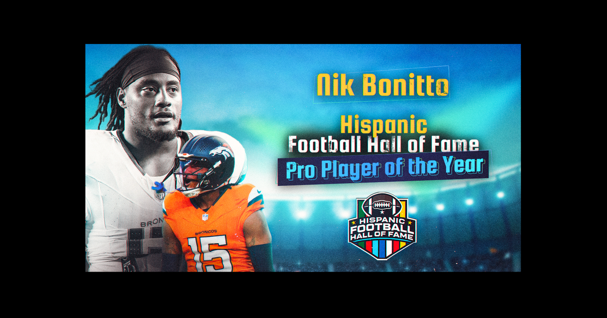 Cover Image for NIK BONITTO NAMED INAUGURAL 2025 HISPANIC FOOTBALL HALL OF FAME PROFESSIONAL PLAYER OF THE YEAR