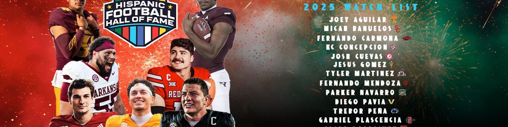 Cover Image for SE ANUNCIA LA LISTA DE VIGILANCIA DEL PREMIO AL JUGADOR DE FÚTBOL UNIVERSITARIO HISPANO DEL AÑO 2025