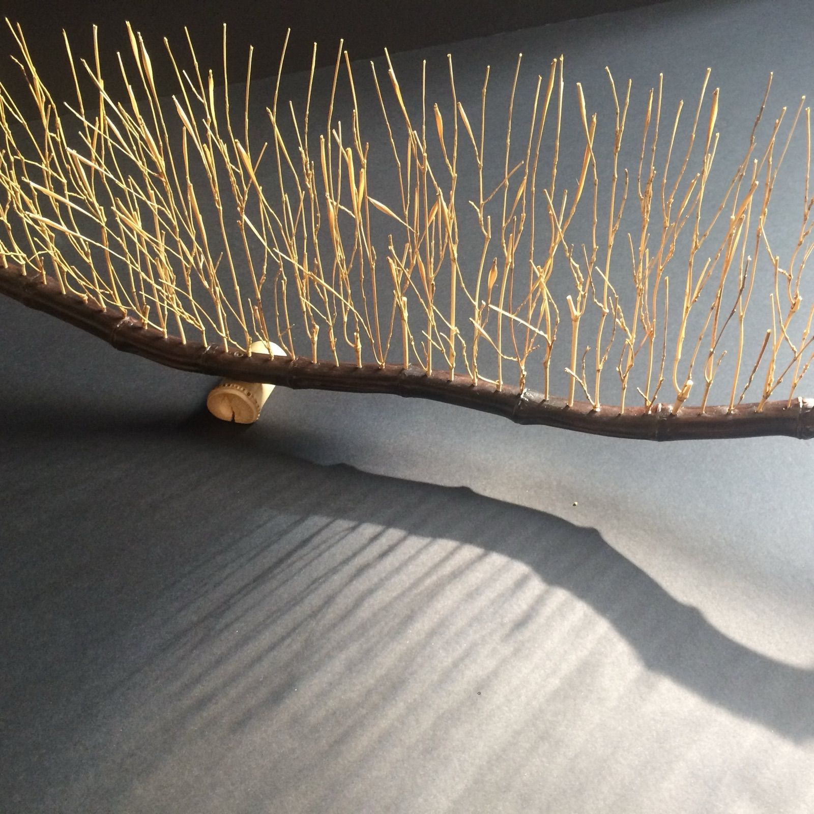 Bamboo branch sculpture and artwork by Nagi Studio