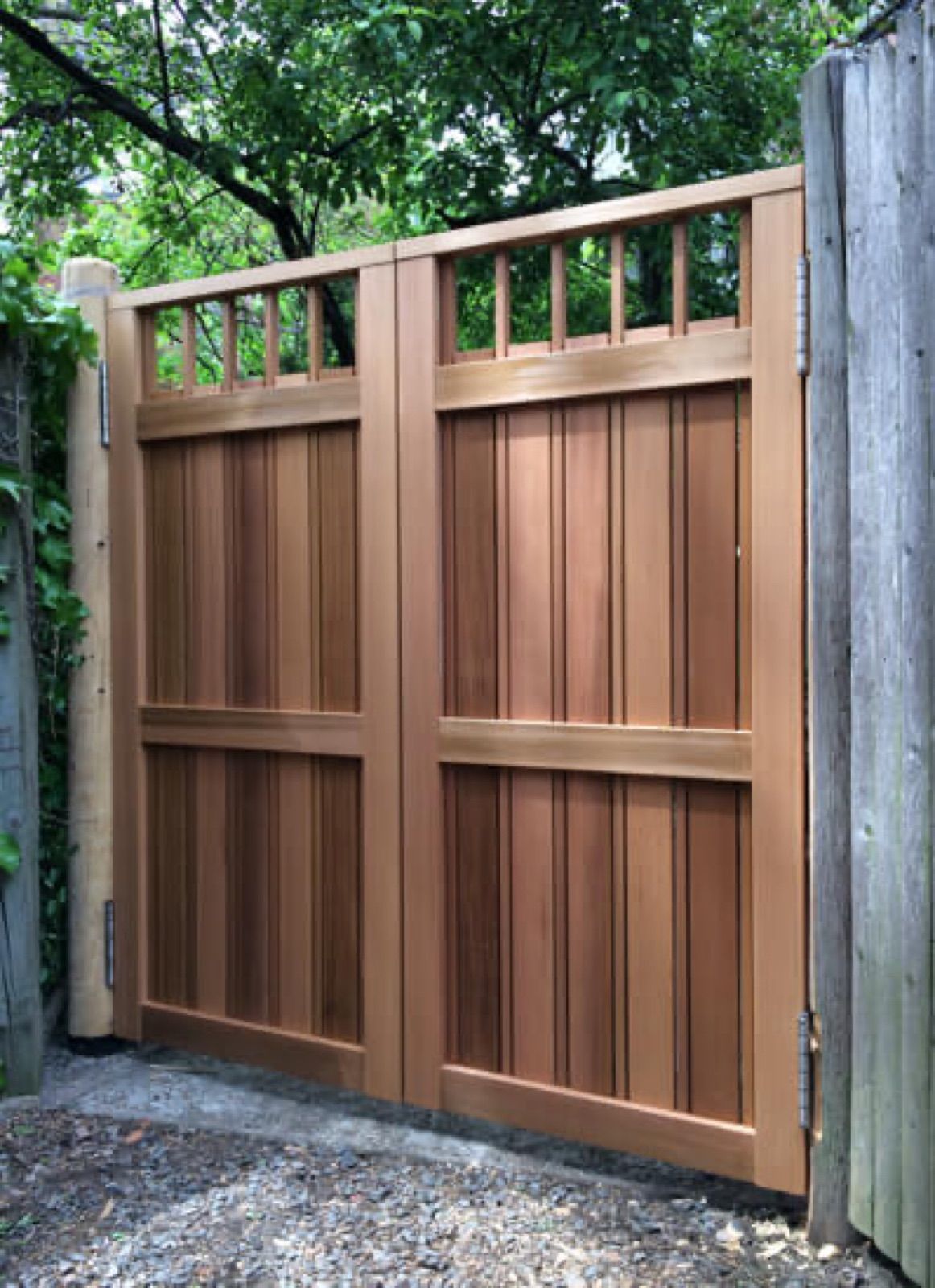 Custom wood fences and gates