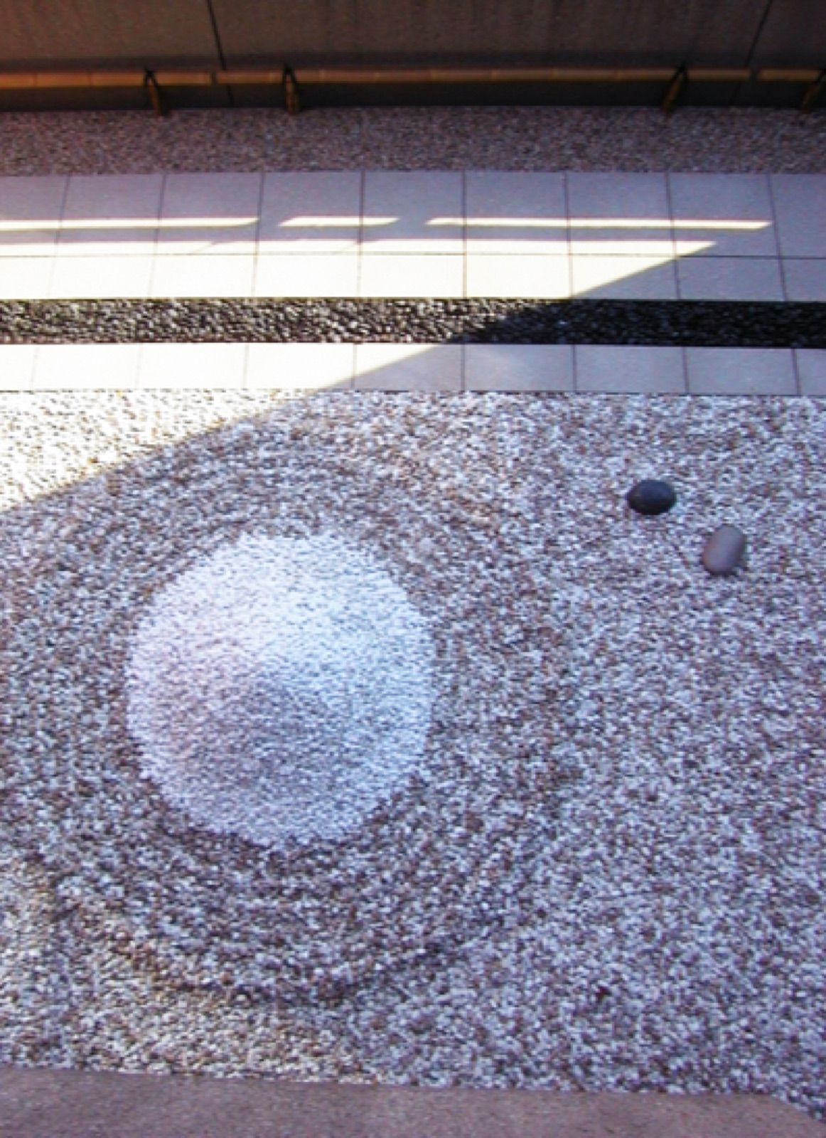 Japanese stone garden landscape design