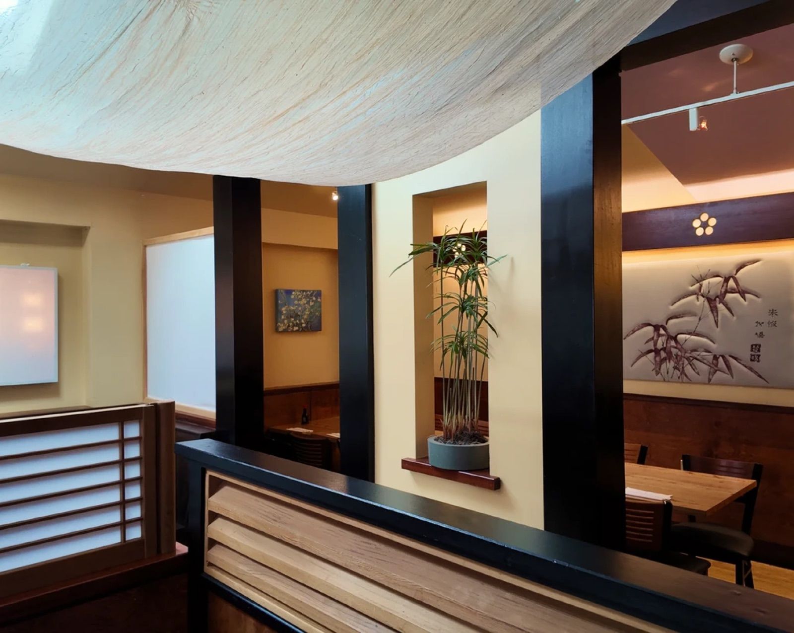 Restaurant Sapporo interior, Portland, Maine