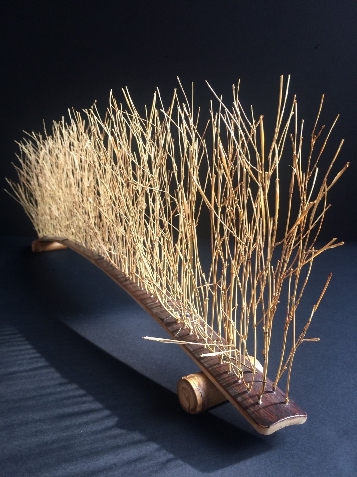 Bamboo branch sculpture and artwork by Nagi Studio