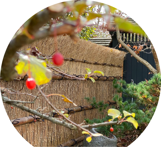 Takeho-gaki bamboo branch fence