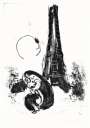 Marc Chagall: Mère Et Enfant À La Tour Eiffel - Signed Print