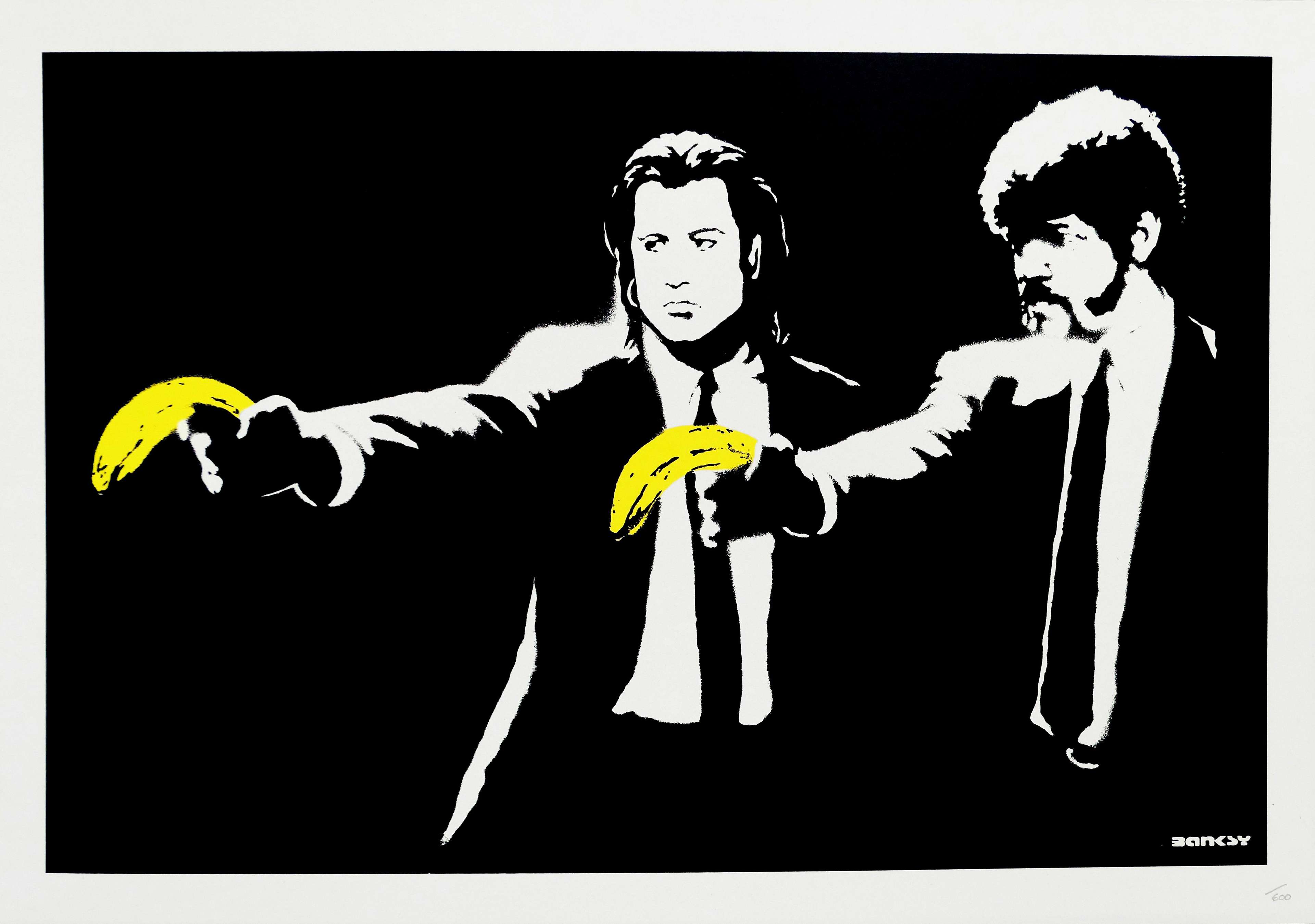 Pulp Fiction by Banksy - MyArtBroker 