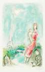 Marc Chagall: Maternité Rouge - Signed Print