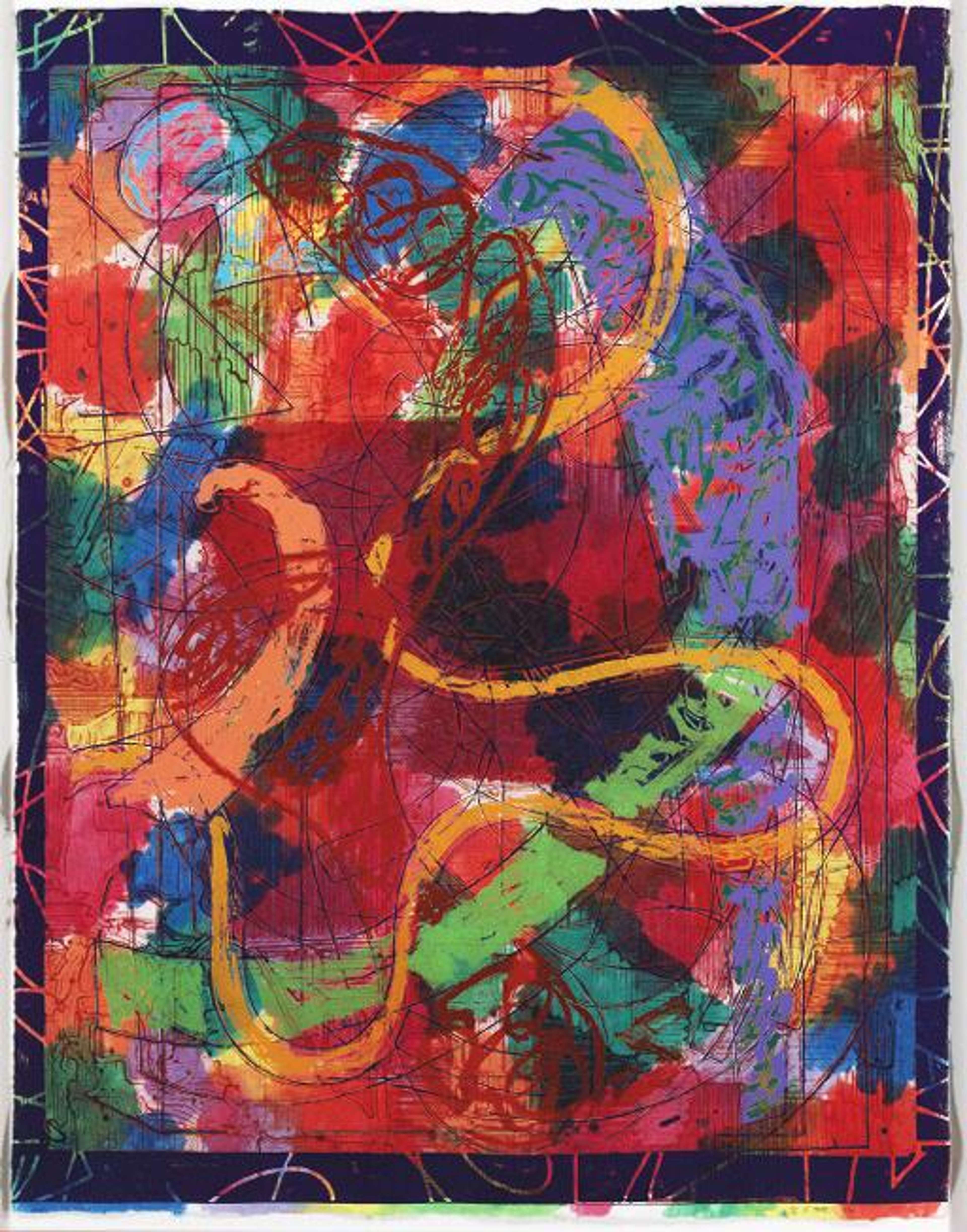 Estoril Five II - Signed Print by Frank Stella 1982 - MyArtBroker