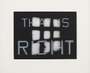 Ed Ruscha: That Is Right - Signed Print