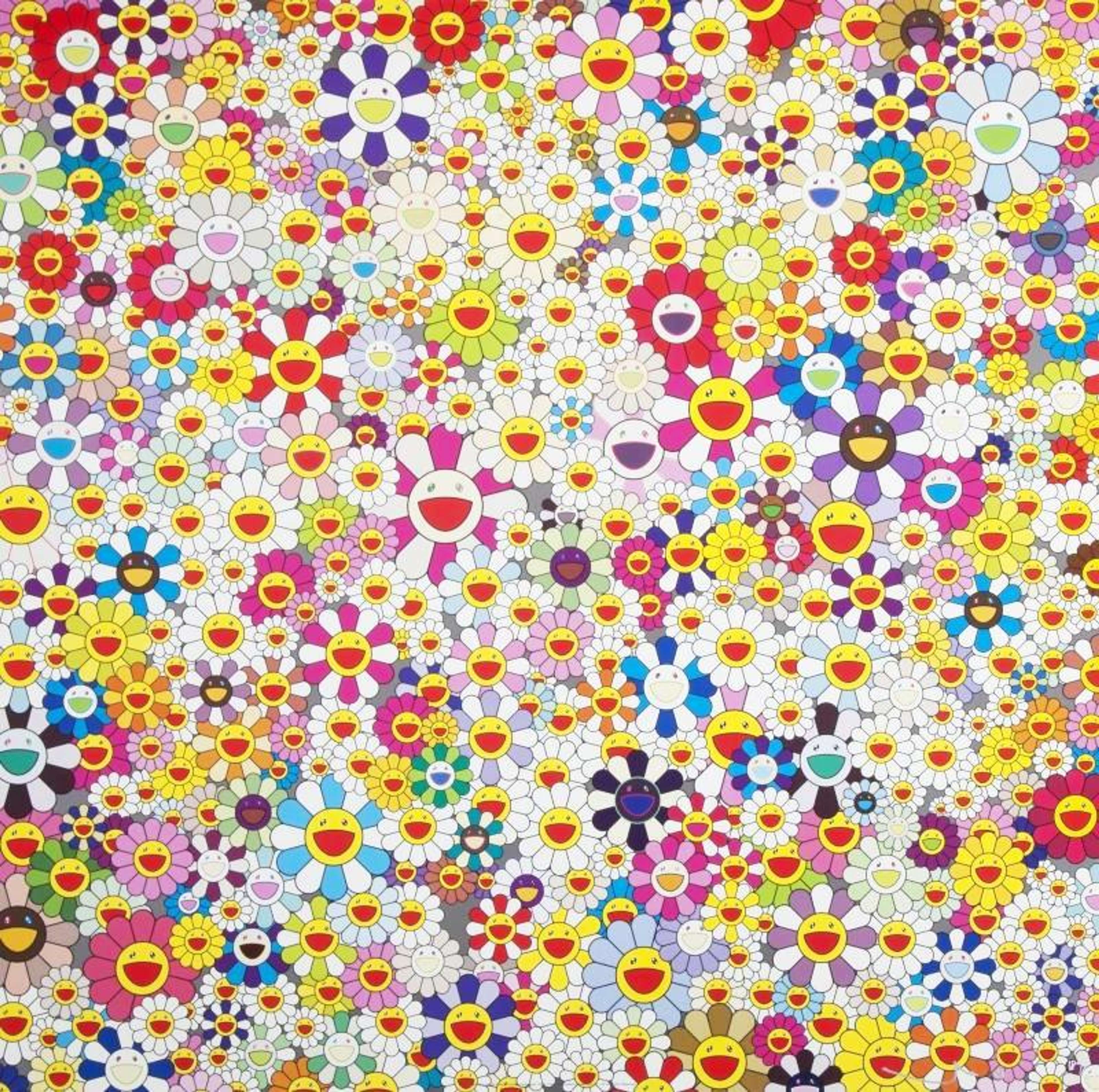 KaiKai Kiki And Me: Open Your Hands Wide Embrace Happiness - Signed Print by Takashi Murakami 2010 - MyArtBroker