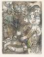 Marc Chagall: La Famille Arlequin - Signed Print