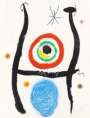 Joan Miró: Le Bleu De La Cible - Signed Print