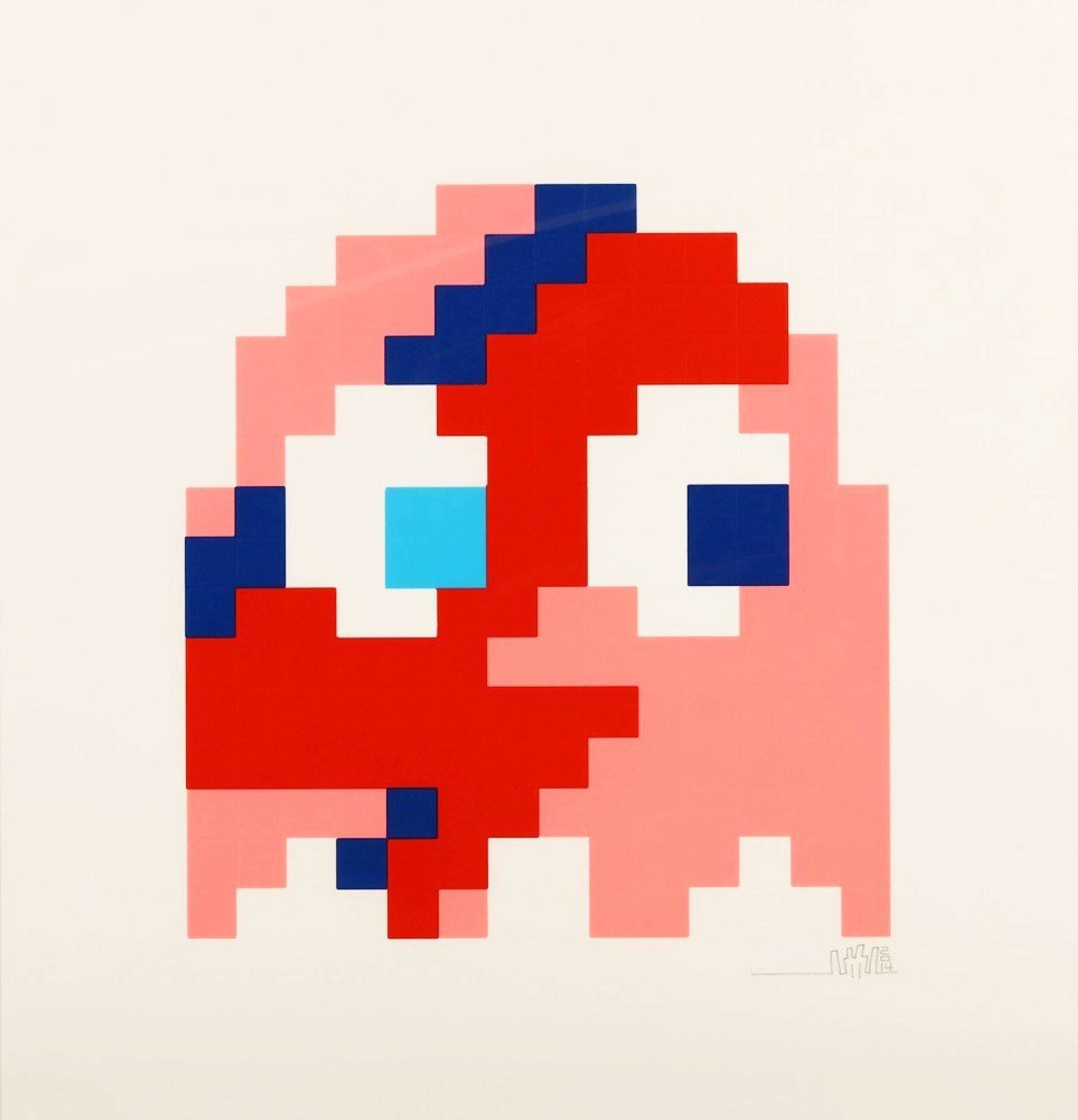 Aladdin Sane (pinky) by Invader