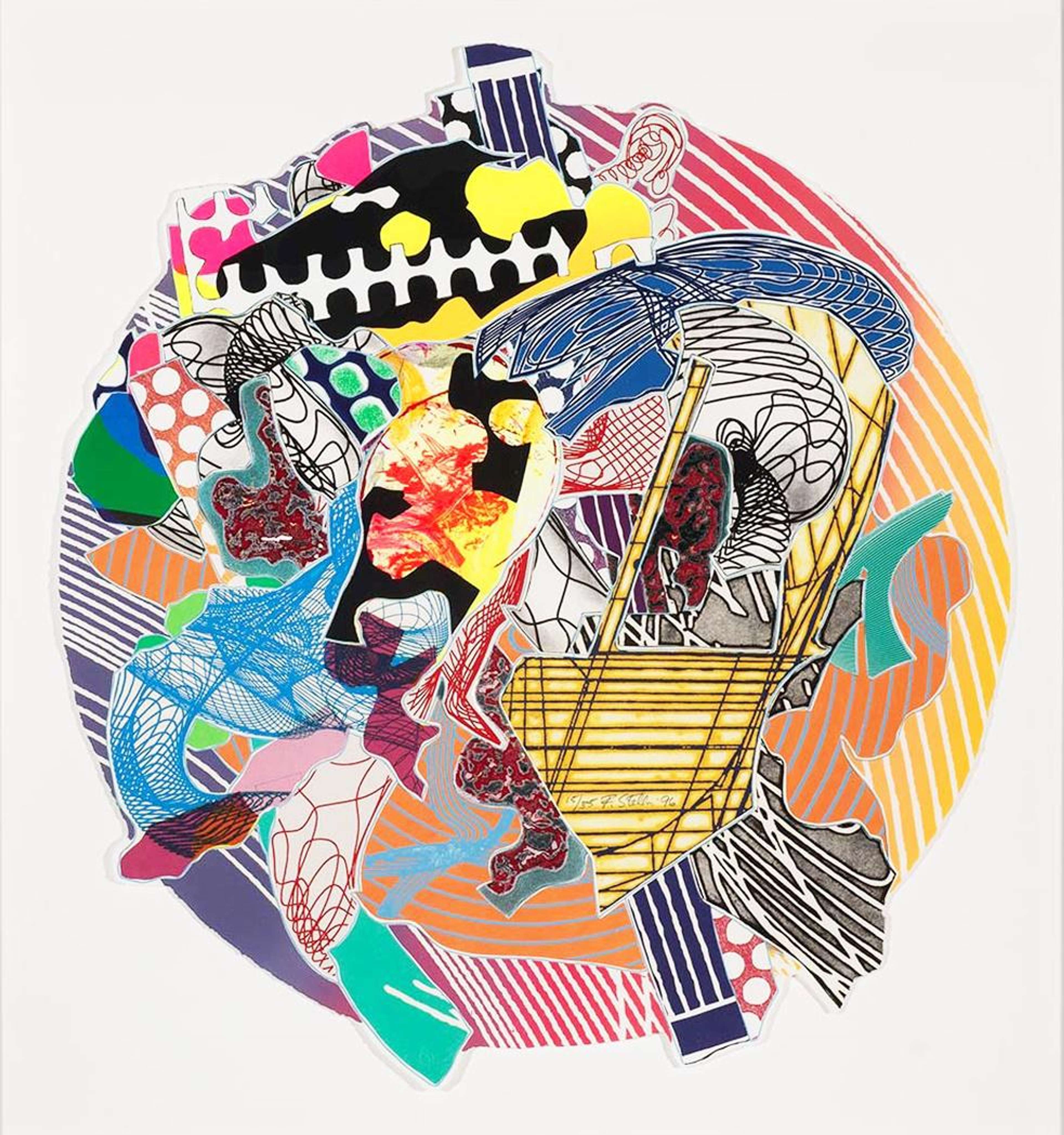 Jundapur - Signed Print by Frank Stella 1996 - MyArtBroker