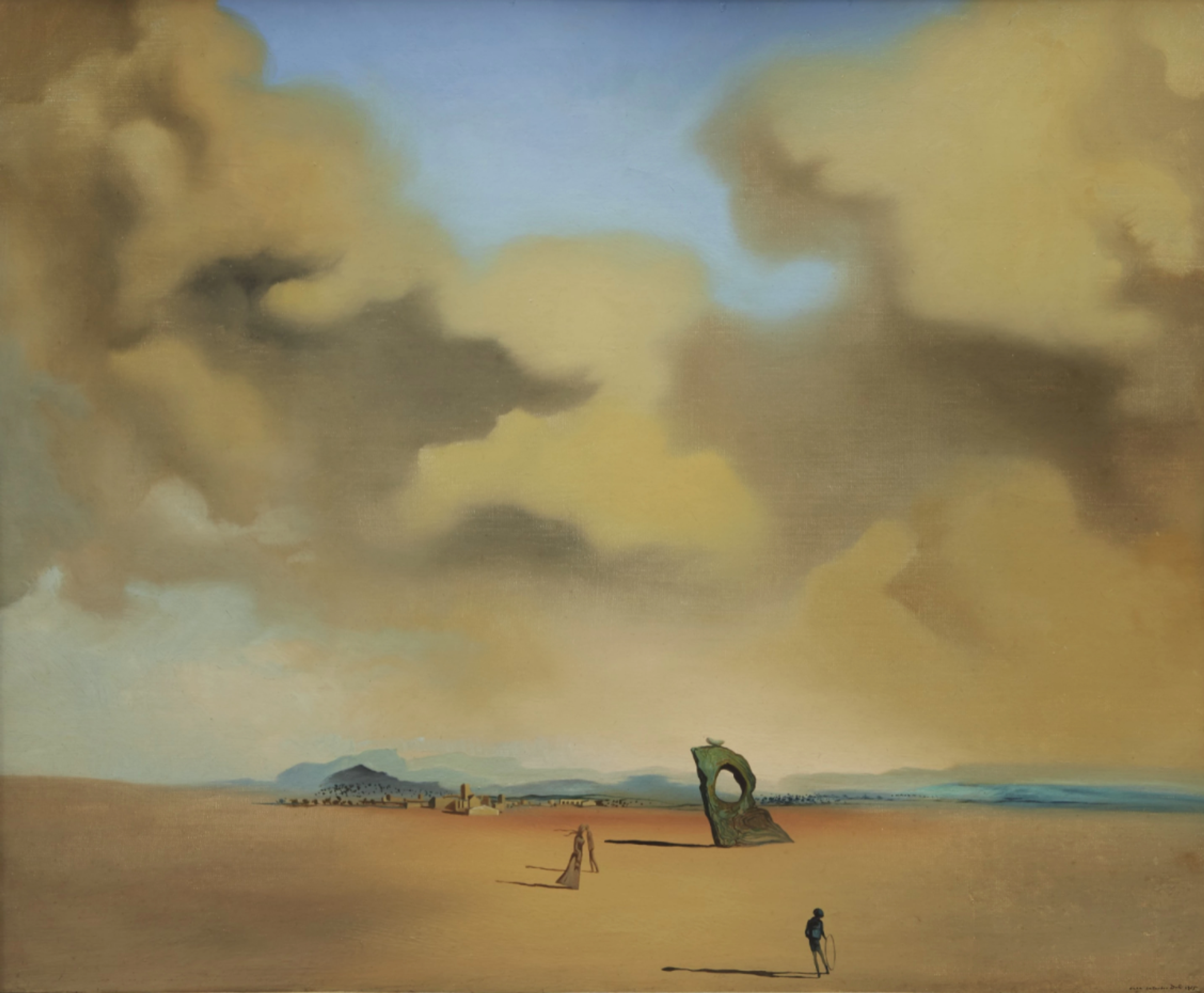 Spectre Du Soir Sur La Plage by Salvador Dali